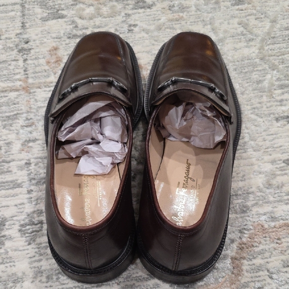 Salvatore Ferragamo Dark Brown Leather Loafers main image 4